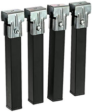 IMEX EL ZORRO 81404 Set di 4 Gambe per Rete da Letto, Senza Ruote, 250 x 35 x 35 mm