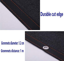 Rete parasole YXX Rete per Ombre Nere per Serra, Bordo in Tessuto Plastificato con Occhielli, Telo in Rete al 90% per Copertura per Pergola (Size : 6mx8m)