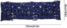 Goodquan Cuscino per sedia a sdraio in morbido cotone per esterni, schienale alto, comodo cuscino per schienale, antiscivolo, lavabile, facile da pulire (Meteor, 48 x 155 cm)