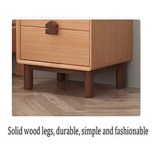 GXT WGZ- Comodino Camera Locker, Camera da Letto Comodino, Soggiorno Locker, Living Room Divano Fianco del Mobile (Color : Wood Color)