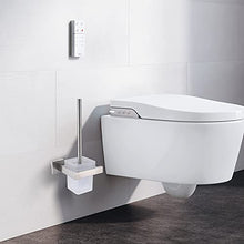 Weare Home, argento 304, in acciaio inox spazzolato, portasciugamani da parete semplice elegante moderno, accessori bagno, pensile per telo bagno Toielttenbürstenhalter mit Becher