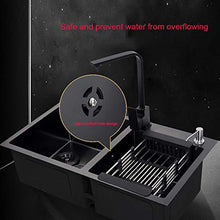 Heijingang nano lavello in acciaio inossidabile, lavabo da cucina a doppio lavabo, grande capacità, olio non appiccicoso, acqua non appiccicosa, con bacino di scarico, due metodi di installazione