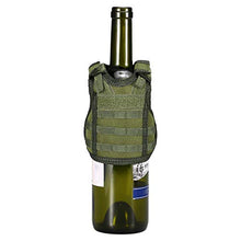 Festnight Gilet tattico di Birra Militare Molle Mini Bottiglia di Bevande in Miniatura può Raffreddare Holder Sleeve