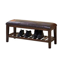 LXESWM Pouf Panca Ottomana Scarpe da Banco Poggiapiedi Bagagli Sgabello Scarpe Rack Divano Panchina for Corridoio Soggiorno E Camera (Size : 80×35×42cm)