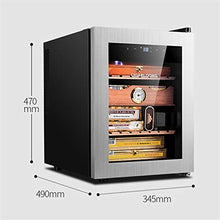 XYJNN Portasigarettes-humidor sigaris-humidor sigari Humidor Cigar Humidor/Hot Film Vetro Temperato/Controllo della Temperatura E Idratante / 4 Strati/Dimensioni 34.5x49x47cm / Nero