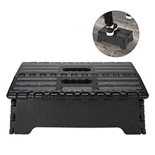 Sgabello Pieghevole, Scalino Poggiapiedi Antiscivolo per Bambini e Adulti Anziani, Poggiapiedi Ultra Resistente Fino a 300lb, Altezza 13cm, per Cucina, Bagno, Giardino, Casa