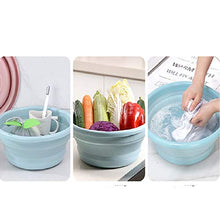 George zhang Lavabo Pieghevole Lavabo Portatile Lavabo in plastica Lavabo per Bambini in Silicone Lavandino per Vasca da Bagno per Studenti Lavandino da Viaggio Dimensioni Extra Small,Blue