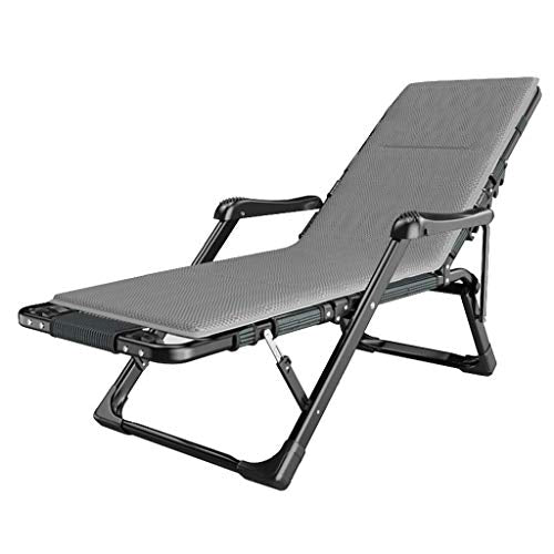 Sedia Pieghevole Relax Sedia Sdraio Reclinabile con Cuscini Imbottiti E Poggiapiedi per Giardino Campeggio Esterno Piscina Beach Design