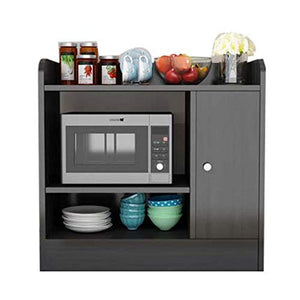 COUYY Kitchen Cabinet High-End Credenza Tea Gabinetto Credenza Microonde Gabinetto Governo di immagazzinaggio Semplice Soggiorno Governo di immagazzinaggio,Black Willow