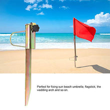 hong Ancoraggio per ombrellone in Metallo, Supporto per ombrellone da Pesca in Spiaggia da Sole, ombrellone per ombrellone Archor, Supporto per Ancoraggio per ombrellone, Ricreazione all'aperto