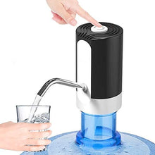 Drinking Water Pump Dispenser universale della pompa di acqua della pompa di acqua potabile elettrica con il tasto impermeabile Ricarica portatile della pompa dell'acqua di carico di USB nera per il M