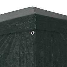 Tidyard Gazebo da Giardino, 3 x 6 m, 4 Pareti Laterali/1 Porta con Chiusura Lampo/Staffe di Acciaio/PE/Pieghevole/Impermeabile, Verde