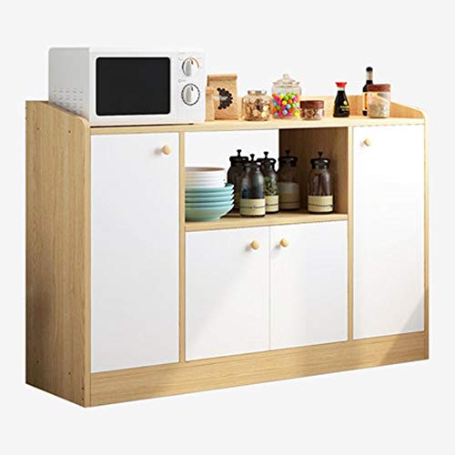 A Buffet Camera da Letto Cassettiera Soggiorno Storage Unit Credenza Governo Bagagli unità Corridoio Camera per Sala da Pranzo Angolo disimpegno Bagno (Color : Natural, Size : 110x30x80cm)