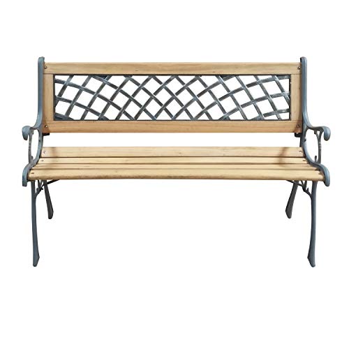 Papillon - 055.395, Panchina in Legno e Ferro Eldorado, 126 X 52 X 73 cm