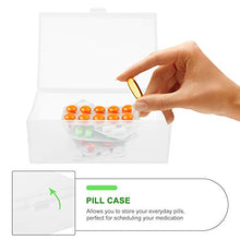 HEALLILY Contenitore per Pillole 3 Pezzi Scatola per Medicinali Scatola per Pillole in Plastica per Vitamine Pillole Grandi E Piccole E Farmaci Perfetti per I Viaggi All'aperto