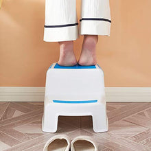 XiuHUa In Due Fasi for Bambini Sgabello igienici Potty Training Toddler Sgabello Sicurezza Antiscivolo Passo Sgabello Bagno Scarpe Sgabello Sgabello (Color : A)