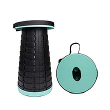 Jiangang- Outdoor Portatile Sedia a Scomparsa Sgabello Pieghevole Sedia di Campeggio di Pesca Viaggiare Picnic di economia di Spazio telescopico Sedia Pieghevole (Color : Tiffany)