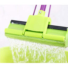 SSAYY Spray Mop Spremere Mop di Cotone per Colla per Uso Domestico/Mop di Spugna Assorbente/Non Lavare A Mano Panno Morbido/Manico di Spugna Tampone