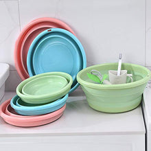 George zhang Bacino Pieghevole lavabo Portatile lavabo in plastica lavabo in Silicone per Bambini lavandino lavabo pediluvio da Viaggio per Studenti di Piccole Dimensioni,Blue
