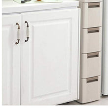 TXXM, cassettiera con cuciture e cassetti, per riporre cassetti, armadietti da bagno, cucina (colore: 2 strati, dimensioni: 18 cm)