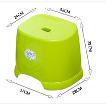 QARYYQ Sgabello antiscivolo da bagno spesso in plastica, sgabello da bagno, sgabello da bagno, sgabello da lavanderia, salotto, tavolino da caffè, sgabello da doccia