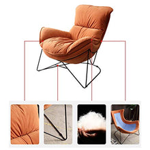 DYCLE Poltrona da Giardino Patio Relaxer Sofa Chair per Uso Esterno o Interno Cuscino Rimovibile Quattro Stagioni Sedie a Sdraio, Supporta 300 kg