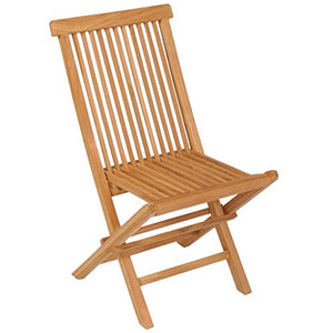 FAMIROSA Set da Pranzo da Giardino 5 pz in Legno Massello di Teak-9583