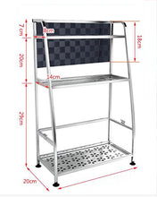 &ripiano di stoccaggio Mensola del condimento delle spezie del pavimento della cucina del coltello del supporto della parete dello scaffale della cucina dell'acciaio inossidabile Scaffale di finitur