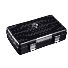SHAOXI Vassoio di Cenere di Sigaro Cigar Separatore - Un Portatile Cigar Humidor Valigia con Un igrometro e umidificatore