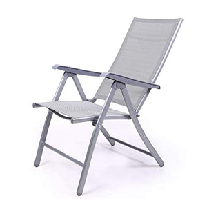 LLSS Sedia Pieghevole Zero Gravity, Lettino Prendisole Reclinabile Sedie a Sdraio reclinabili Impermeabile e Regolabile per Spiaggia Patio Mobili da Giardino Campeggio Ufficio