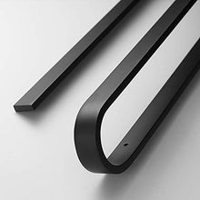 SHU XIN Nordic Black Space personalità in Alluminio Semplice Bianco Creativo portasciugamani portasciugamani da Bagno Hardware da Parete Rack