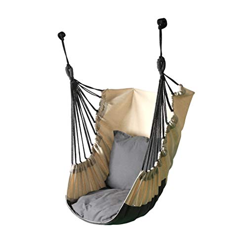 KGDC Dentro Fuori Altalena da Giardino Altalena for Bambini al Coperto e all'aperto Cortile Hanging Sedia in Camera da Letto Hammock Porta Culla Telaio del Letto casa Swing Altalene (Color : B)