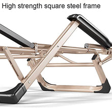JFFFFWI Sedia Pieghevole Zero Gravity Lettino Prendisole Lettino Pieghevole Portatile Sedia reclinabile da Ufficio Regolabile Sedia reclinabile da Giardino Beach Garden Patio Relaxer Chair