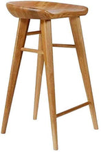 WRJY Sedia da Bar in Legno, seggiolone Sgabello da Bar per Il Tempo Libero all'aperto Adatto per la Cucina della Sala da Pranzo 0111 (Colore: B, Dimensioni: 55 cm)