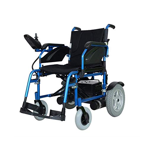 Accessori per la casa Anziani Disabili Sedia a rotelle elettrica leggera pieghevole intelligente Sedia elettrica compatta Pieghevole leggera Trasporta sedie a rotelle motorizzate Adatto per disabil