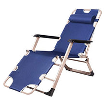 SHUAIIJUAN Sedia per il tempo libero domestico Reclining Giardino Sdraio da spiaggia reclinabili sedie da esterno pieghevole regolabile s Cuscino con Cup Holder for Pool Side all'aperto Yard Beach Dec