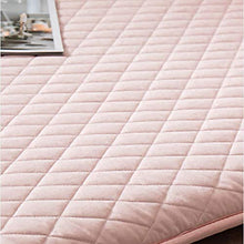 JR%L Non-Slip Trapuntato Materassino, Tinta Unita Giapponese da Terra Futon 100% Cotone Rotolo di Letto Coprimaterasso di Tatami Dormire Mat-b 90x190cm