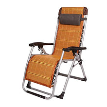 Sywlwxkq Balcone Ufficio Sedia Rilassante Reclinabile Sedie da Spiaggia Pieghevole Leggero | Sedia a Sdraio Pieghevole da Giardino con Blocco a gravità Zero Sedia Sdraio Oversize Relax Conf