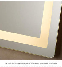 Bathroom Wall Specchio, Composizione Verticale Back Light-Emitting Europei E Americani Semplice Senza Cornice da Bagno del LED Specchio per Il Trucco Specchio del Bagno Specchio del Bagno Specchio