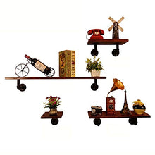 MoDi Wine Rack Retro Style Industriale Tubo di Acqua a Parete Vino Rack