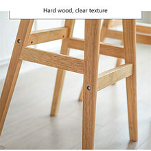 Sedie da bar per interni ed esterni, sedie da bar in stile moderno ed elegante, con telaio in legno robusto, nero, pelle