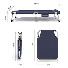 FUFU Sedie a Sdraio Chaise Longue, Letto di accompagnamento dell'ospedale Letto Pieghevole Sedia Siesta Sedia da Campeggio Poltrona da Ufficio Sedia da Pranzo 158 * 63 * 35cm Pieghevoli
