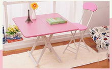 HXF- Pieghevole Tavolo da Picnic Tavolo all'aperto da Pranzo delle Famiglie Piano tavolino Scrivania Tavolo da Ping-Portatile Durevole (Size : 80 * 80cm)