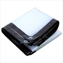 GONGSI Tela impermeabilizzante/Panno Impermeabile, PVC Trasparente Antipolvere Antipioggia Panno Impermeabile Panno Esterno Tenda da Sole Tela 450G / M2, 1m-10m (Size : 6mx6m)