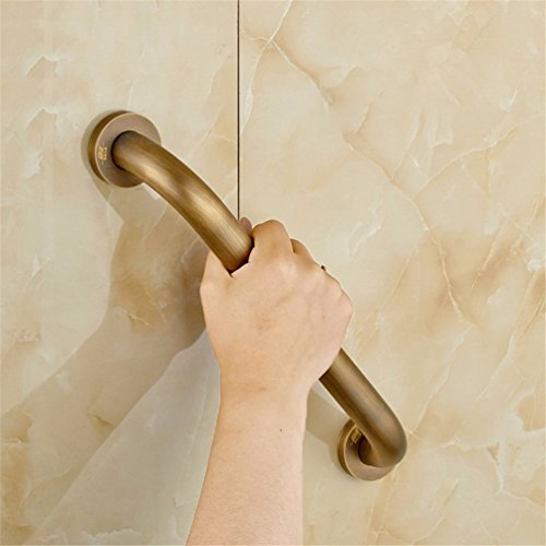 MBYW Portasciugamani Moderno Alto carico Portasciugamani Elegante da Bagno Mensola portaoggetti Portasciugamani retrò in Rame Europeo Set Pendente in Rame Antico Porta Carta igienica, corrimano