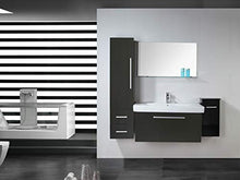Simba MOBILE BAGNO ARREDOBAGNO 100 CM LAVABO, RUBINETTO E 2 COLONNE INCLUSE London