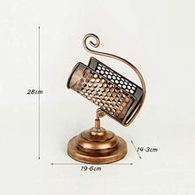 LHQ-HQ Wine Rack, Vino Europeo retrò Rack Elegante Supporto di Vetro Vino Gabinetto Decorazione for Soggiorno Camera da Letto Studio Office19.6 * 14.3 * 28cm
