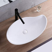 Yxx max -Lavabo Moderna Gloss White controsoffitto del dispersore del Bacino di Arte Ceramica Bacino for Guardaroba da Bagno (Senza Rubinetto) -66x39.5x13cm Lavandino del lavabo