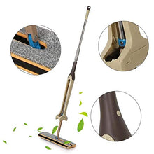 SSAYY Mop Utensile per La Pulizia della Casa A Testa Piatta per La Pulizia della Testa di Zazzera Multifunzione