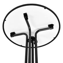 Beautissu Sylt Gastro Tavolo Alto Pieghevole Ø 80 cm Tavolo Bar Esterno Grigio - Tavolino da Bar o da Cucina Rotondo per bistrot e Pub - Tavolo da Giardino - Resistente al Calore e ai Graffi